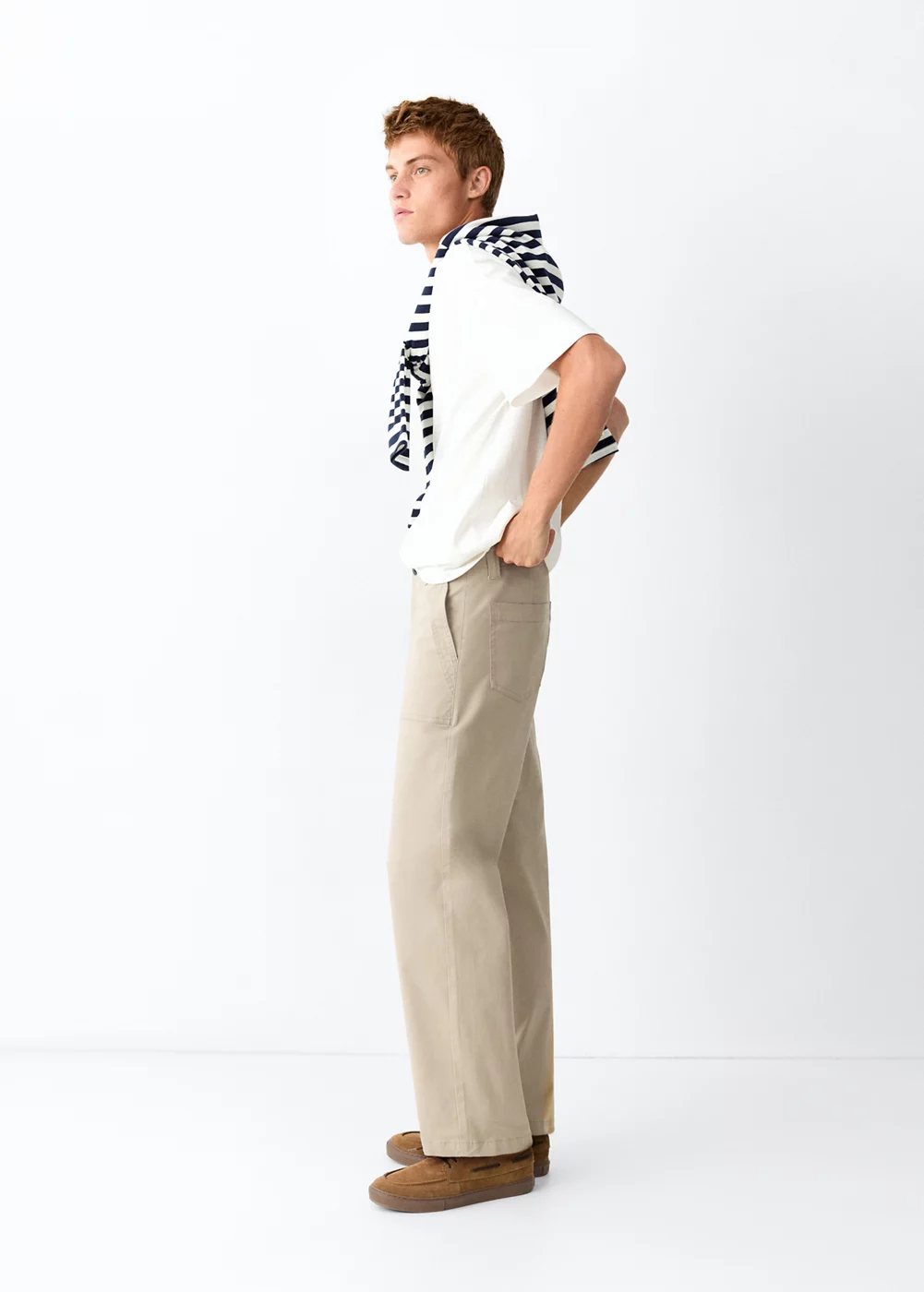 Pantalon droit poches, MANGO TEEN
