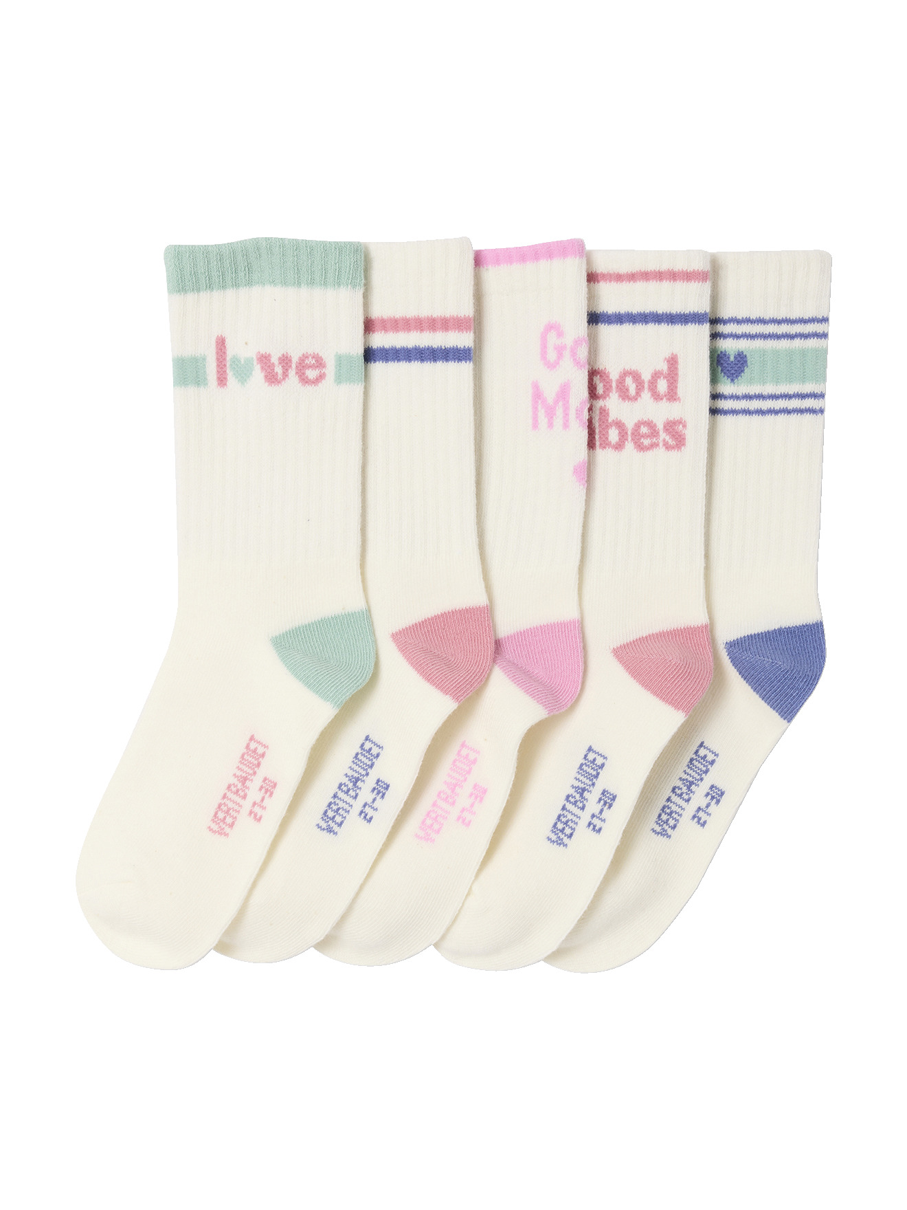 Lot de 5 paires de chaussettes sport, VERTBAUDET