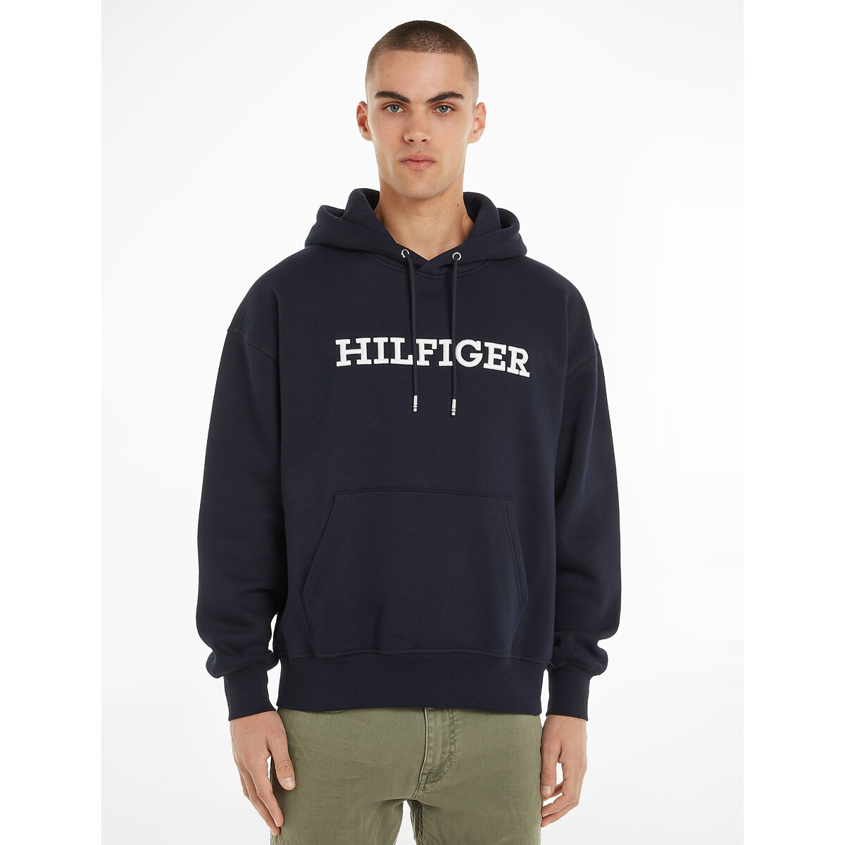 Tommy hilfiger deals embroidered logo hoodie