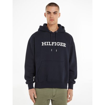 Embroidered Logo Hoodie in Cotton Mix TOMMY HILFIGER
