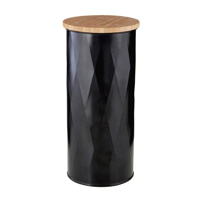 Black Large Storage Canister SO'HOME