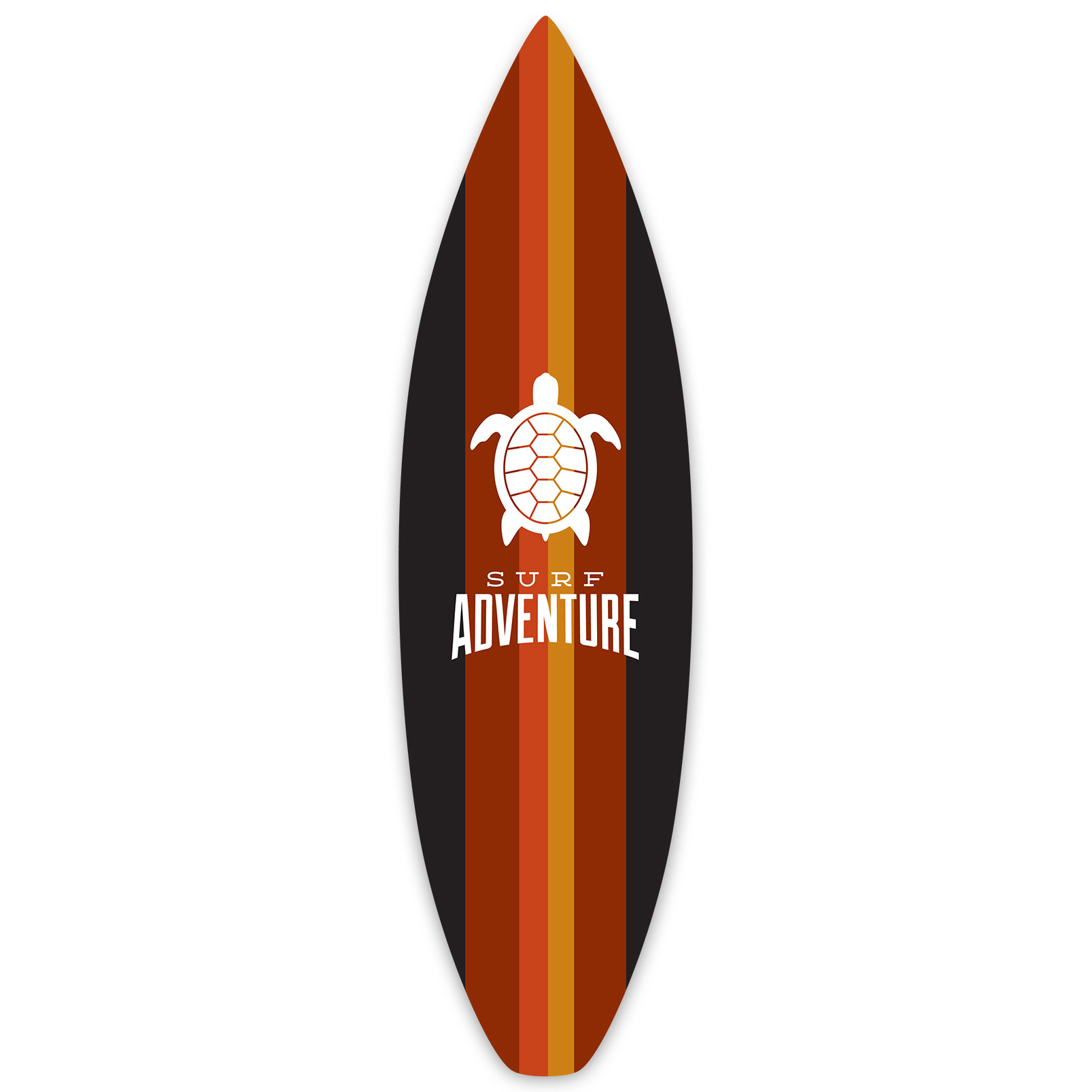 Planche de surf décorative turtle, HEXOA