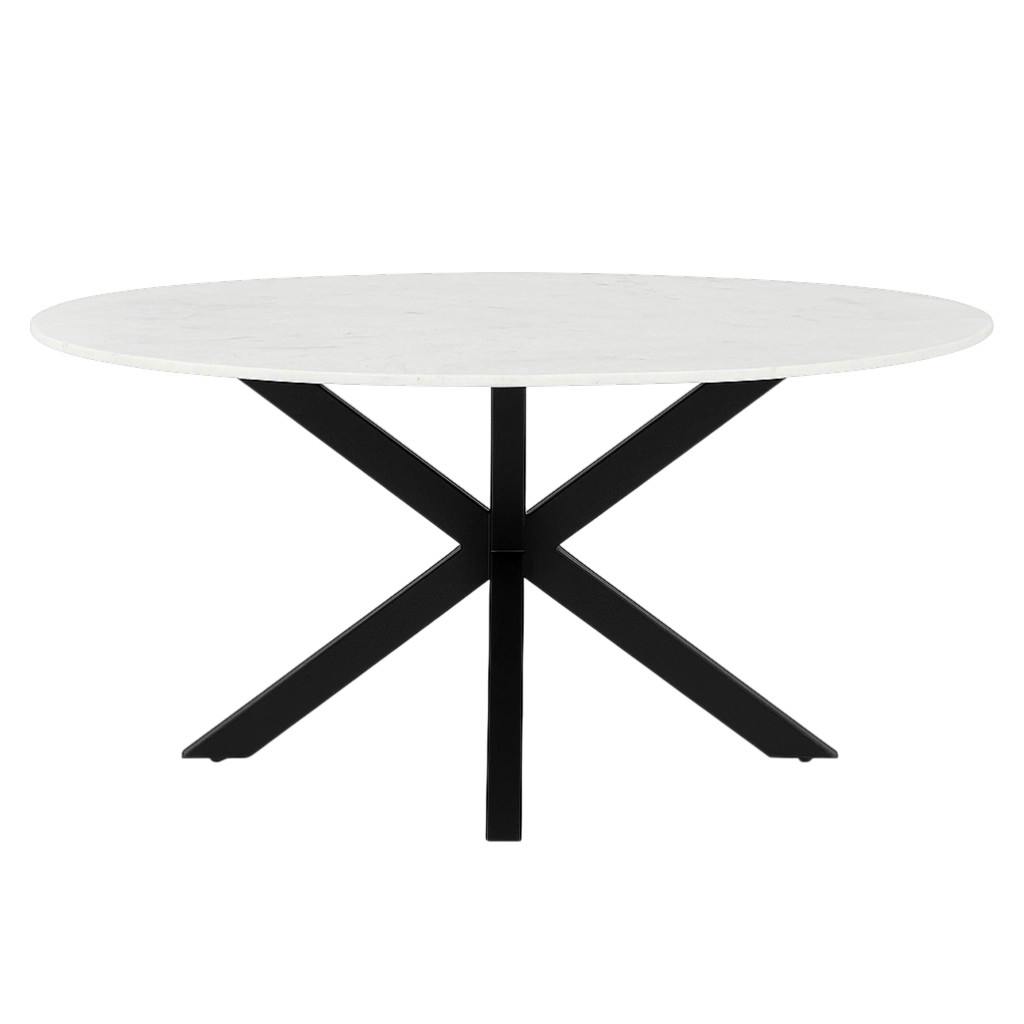 Table à manger ronde en marbre 4 places DUOMO, PIER IMPORT