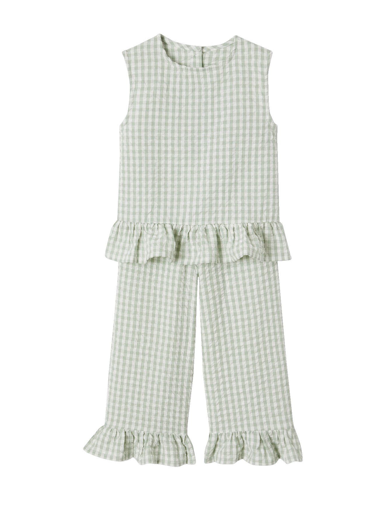 Ensemble blouse + pantalon 7/8ème, VERTBAUDET