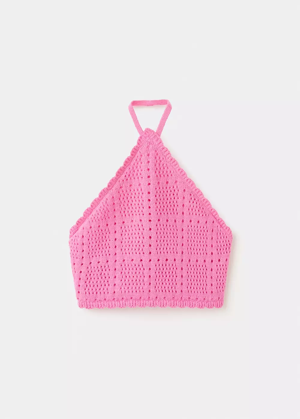 Top crochet emmanchures américaines, MANGO KIDS
