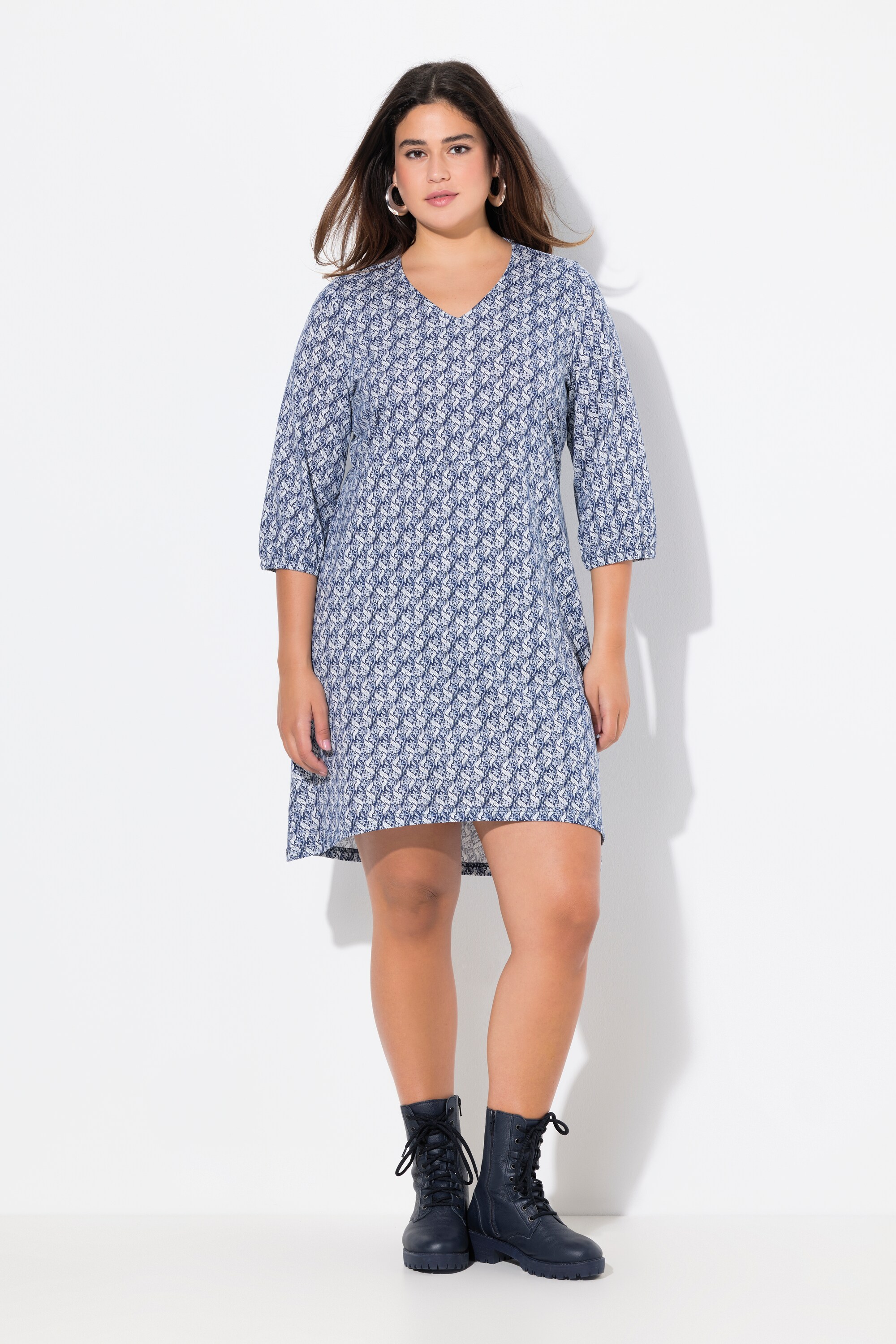 Robe en jersey coupe trapèze, ULLA POPKEN
