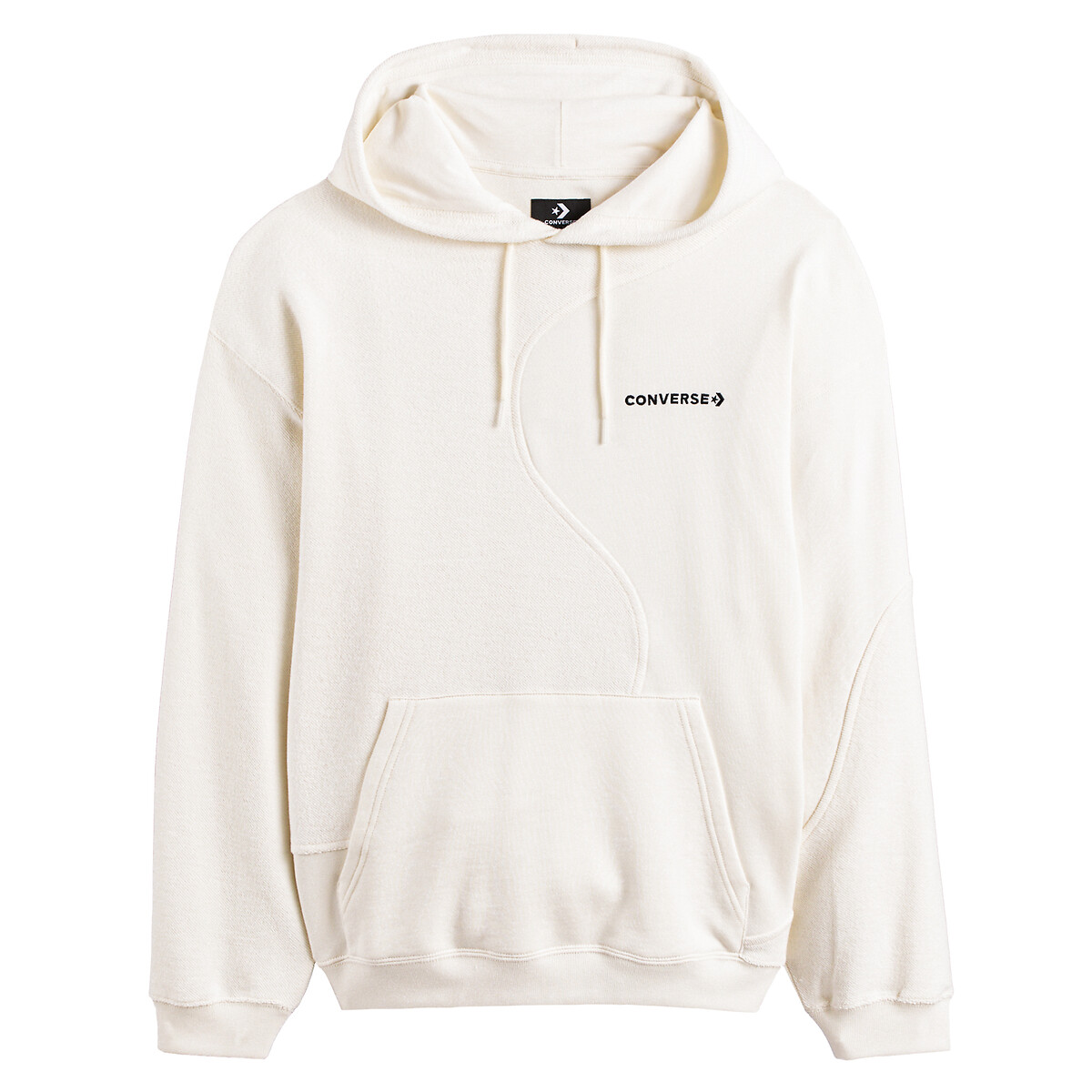 Image of Embroidered Logo Cotton Hoodie