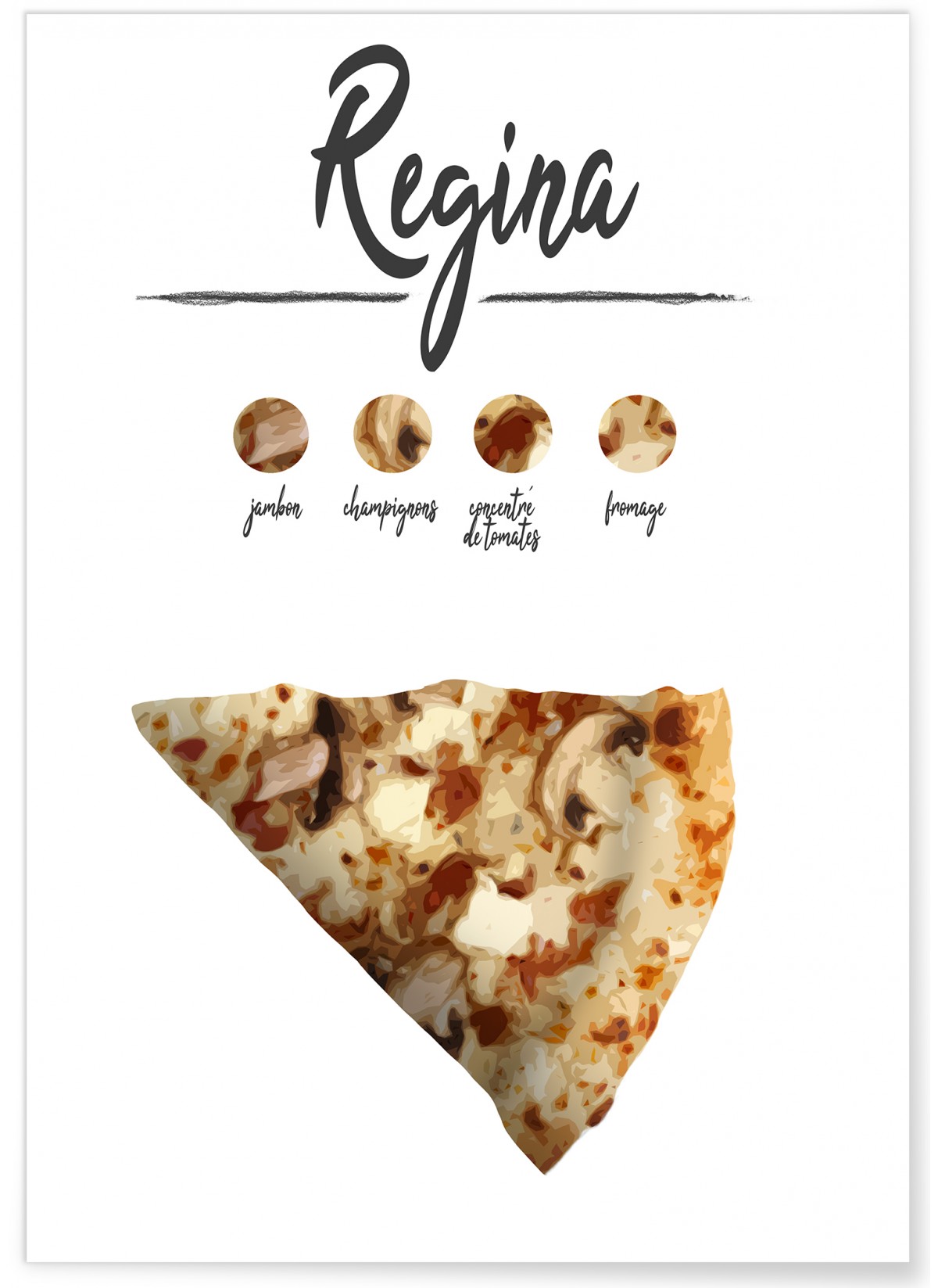 Affiche Pizza Regina, L'AFFICHERIE