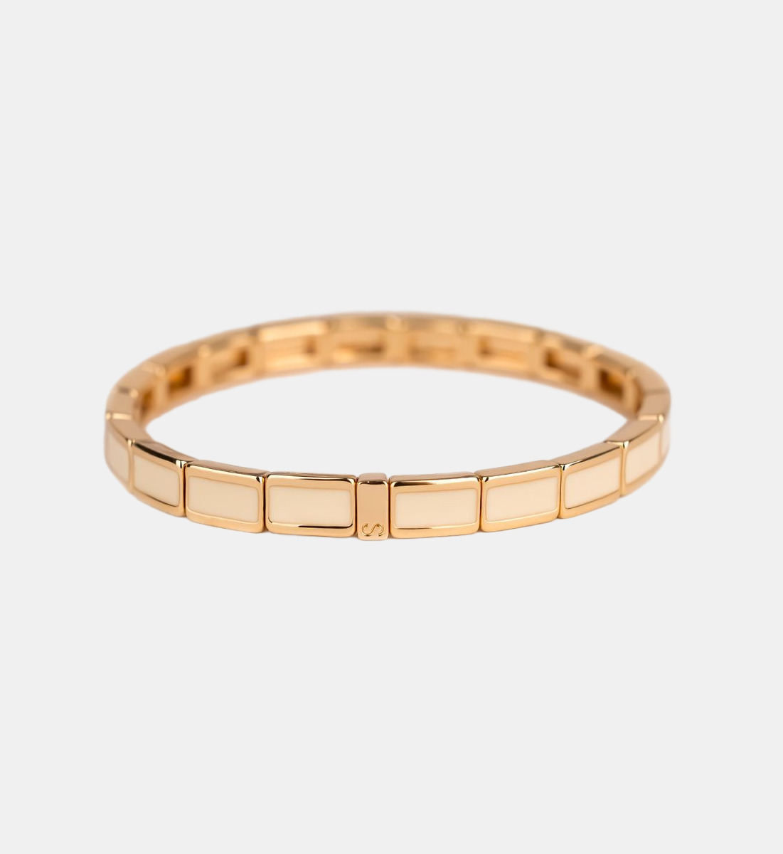 Bracelet larges facettes horizontales, SIMONE A BORDEAUX