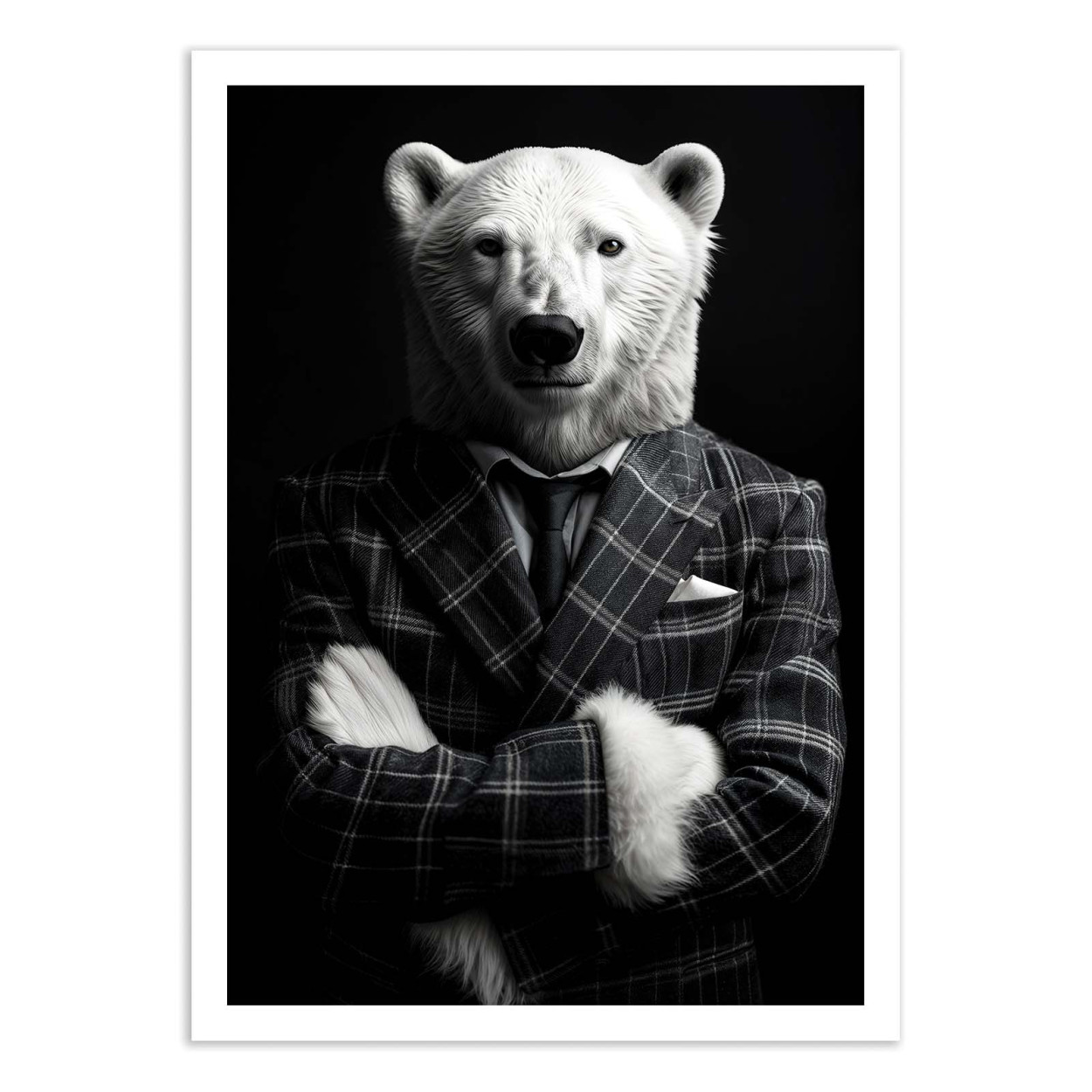Affiche d'art - Polar Bear Wild Suits - Philippe Hugonnard, WALL EDITIONS