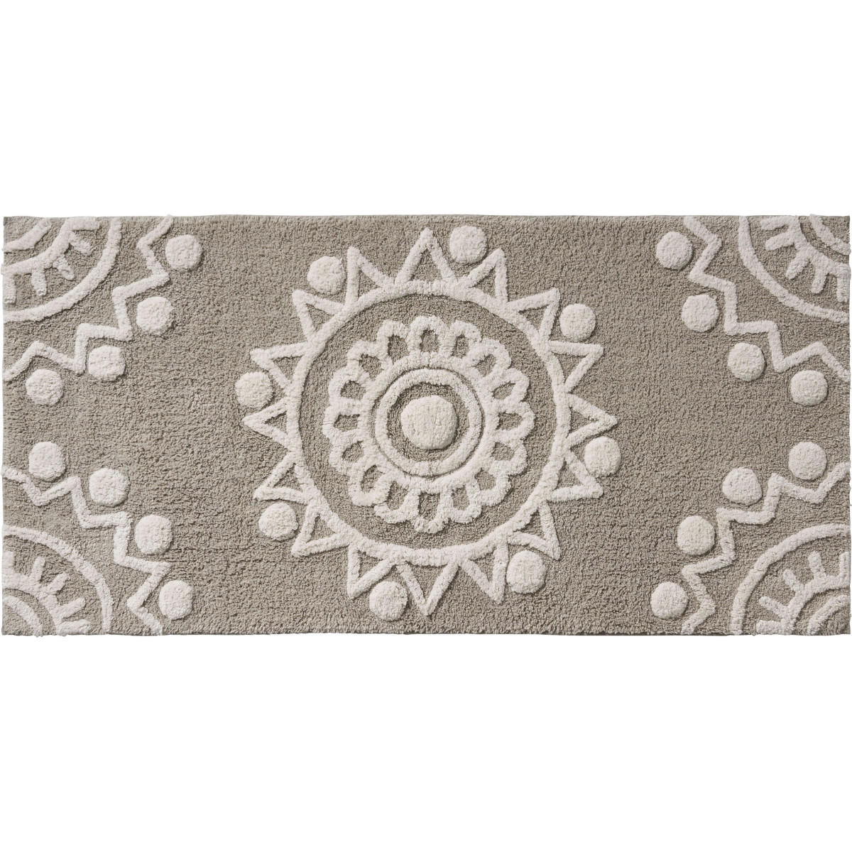 Tapis de bain déco à motif embossés PONDICHERY, GUY LEVASSEUR
