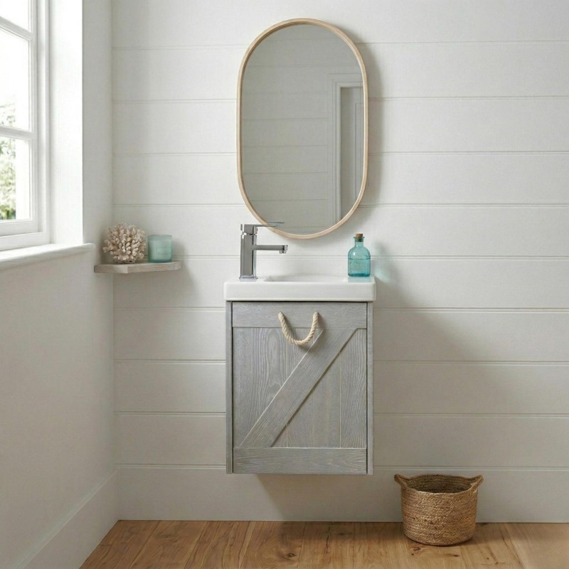 Meuble lave-mains + miroir MISTRAL, MOB IN