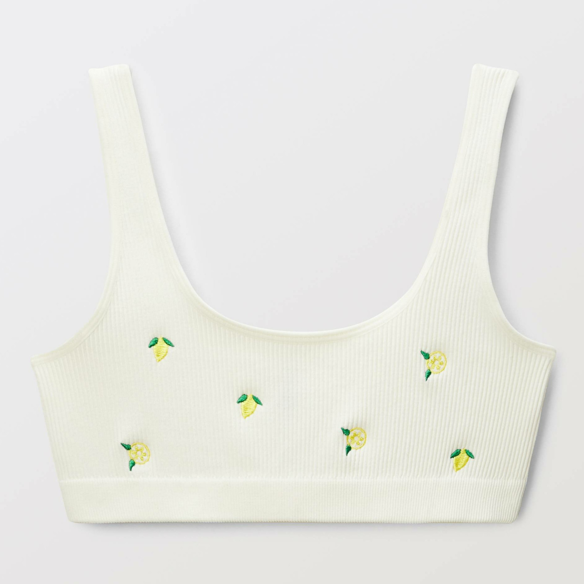 Brassière sans coutures DAISY avec broderie, MONOPRIX