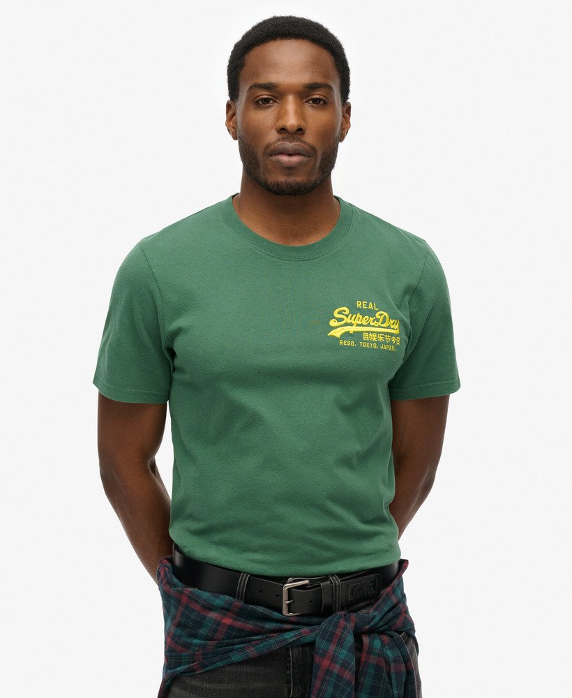 T-shirt décontracté Vintage Logo brodé, SUPERDRY