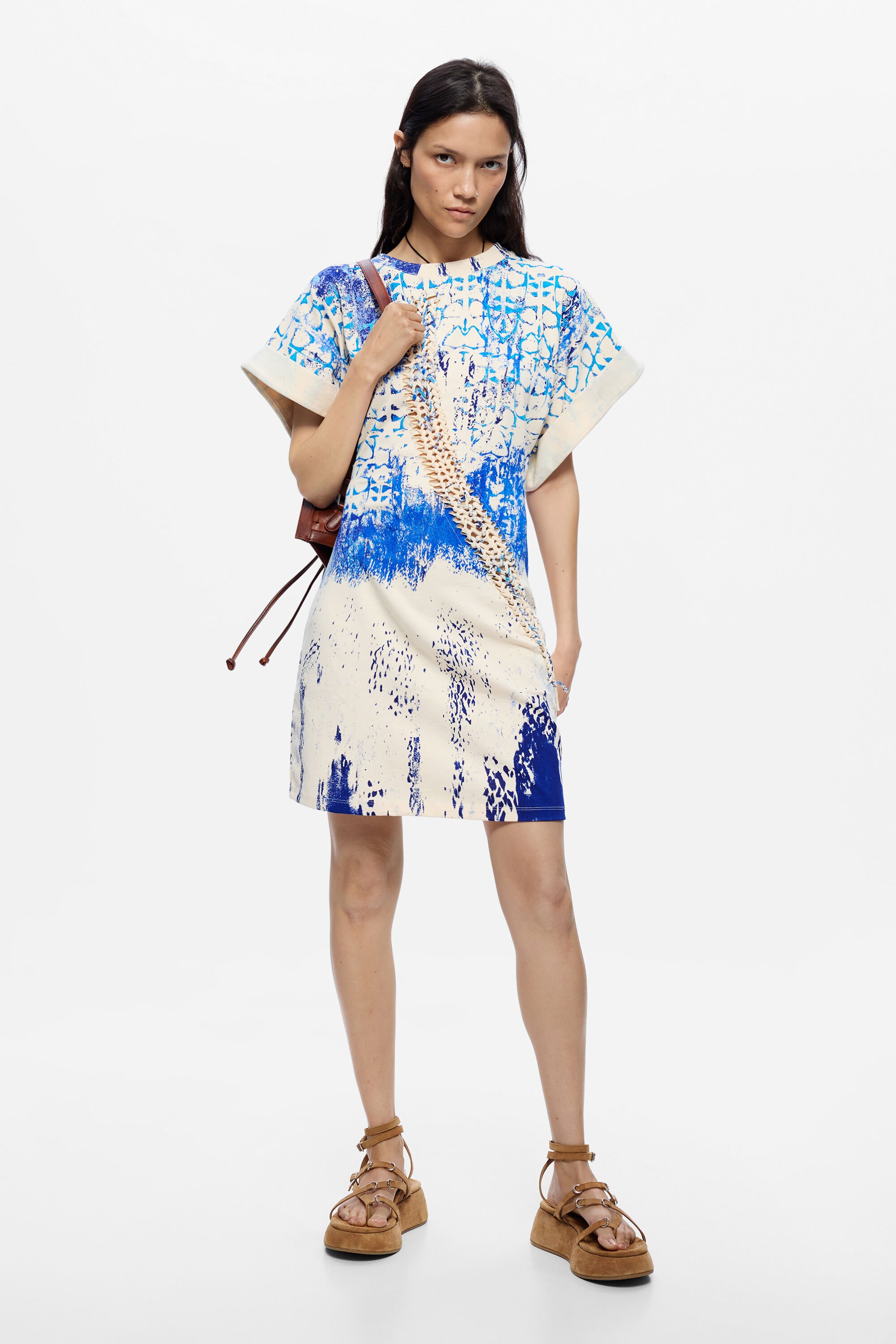 Robe en maille imprimée M. C. Lacroix, DESIGUAL