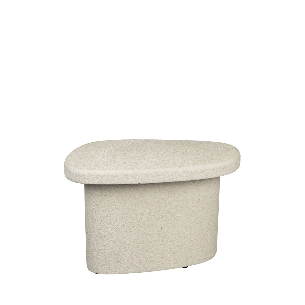 Table d'appoint organique en marbre recyclé H35cm- VEDA, DUTCHBONE