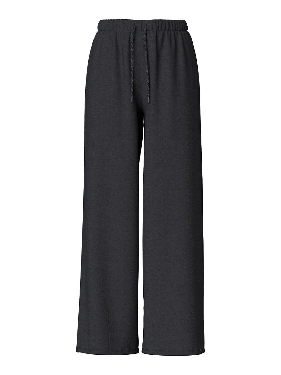 Pantaloni larghi vita elasticizzata, PIECES