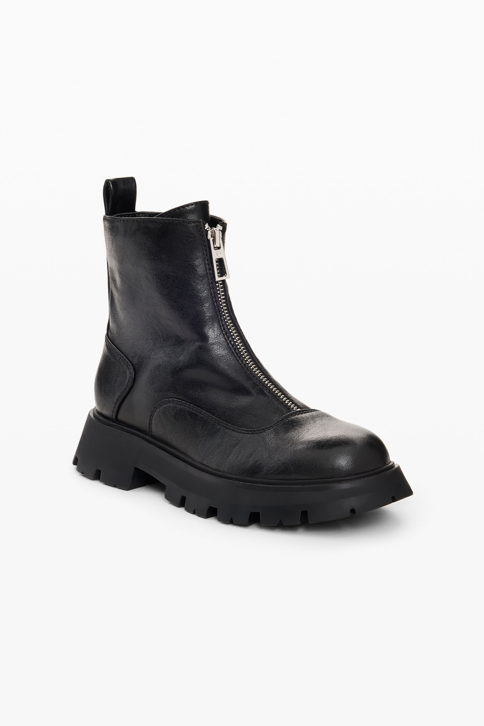 Bottes à talons effet cuir, DESIGUAL