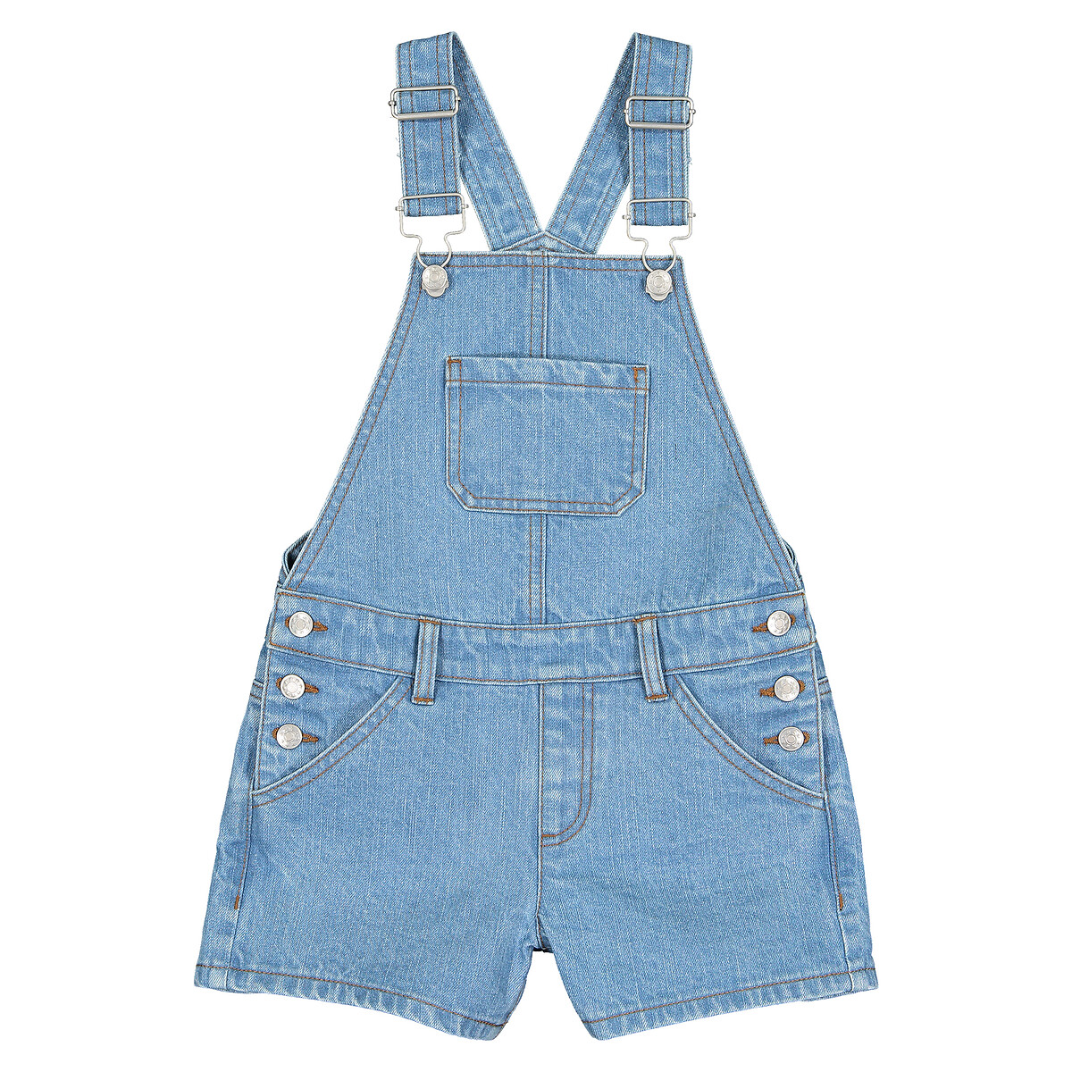 Denim Short Dungarees, LA REDOUTE COLLECTIONS