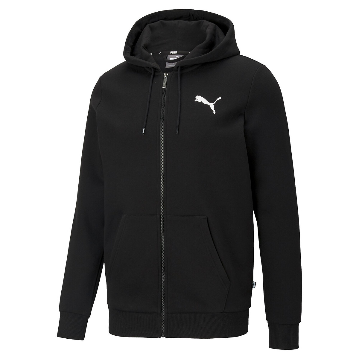 Sweat zippé à capuche petit logo essentiel, PUMA