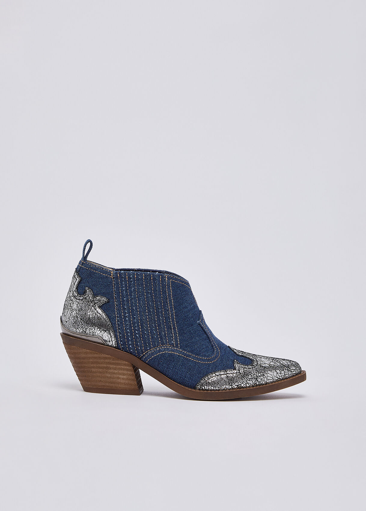 Bottines western en denim, LIU JO