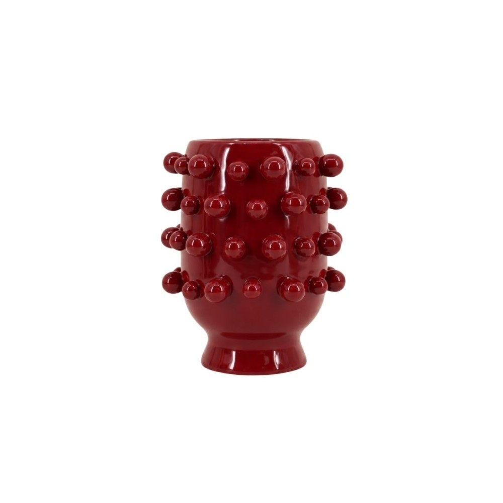Vase en céramique à perles 20cm, ORNAMI