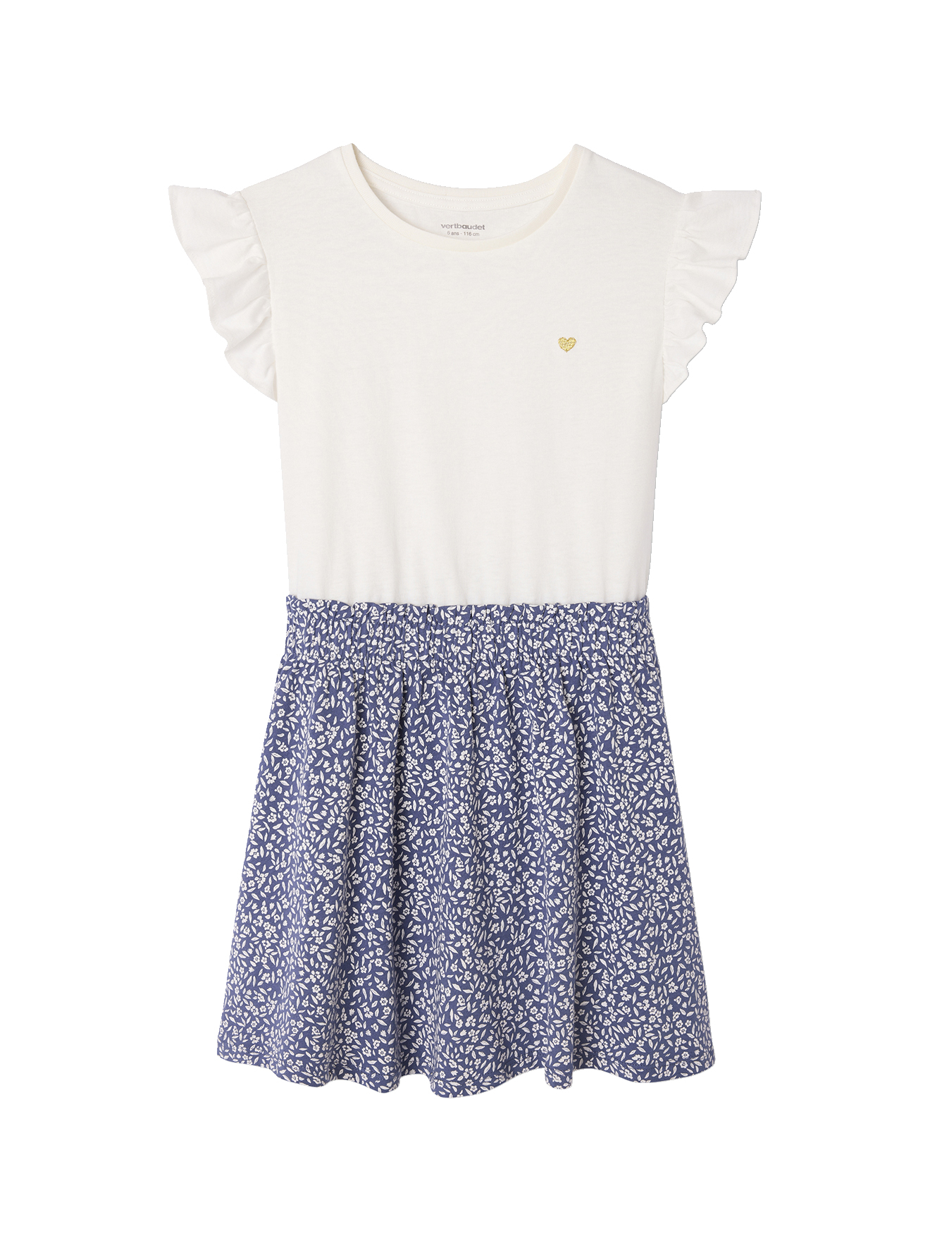 Robe effet 2 en 1, VERTBAUDET