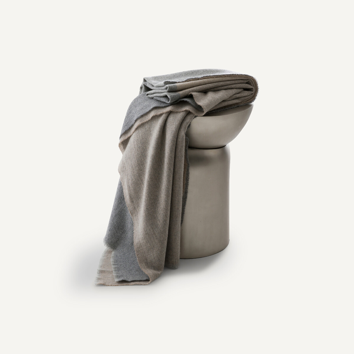 Plaid réversible cachemire et laine vierge, Chama