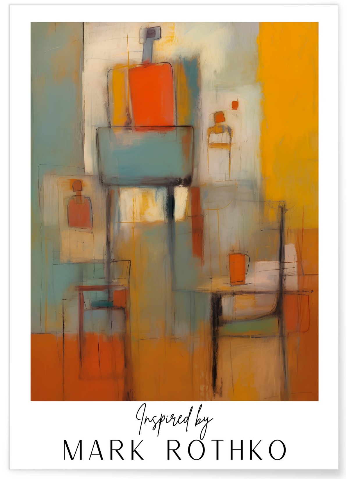 Affiche Mark Rothko n°8, L'AFFICHERIE
