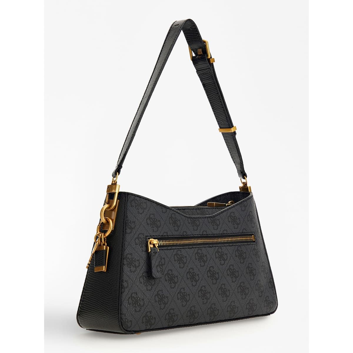 LOUIS VUITTON Femme Melie Hobo Empreinte en Cuir en Noir