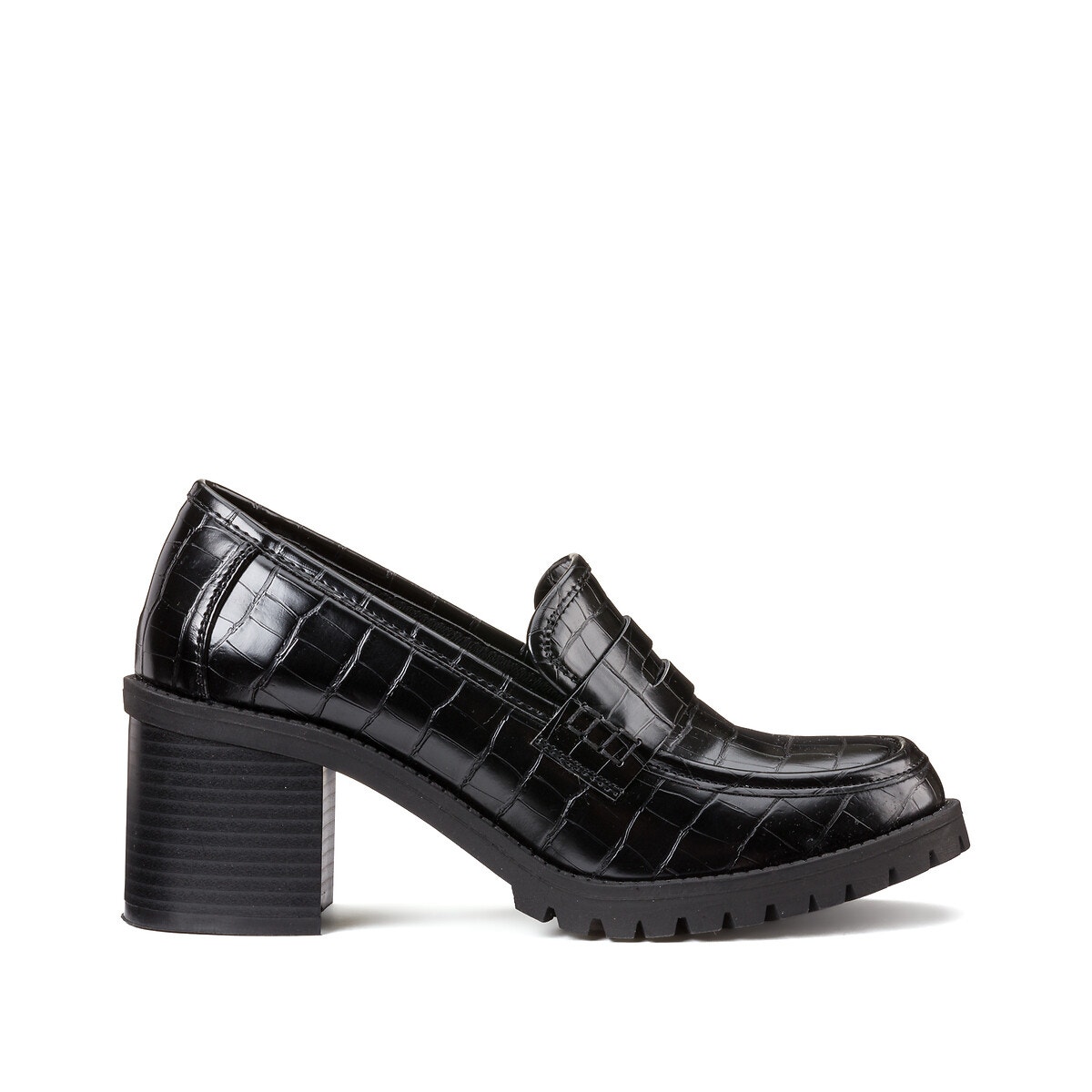 Mocassin femme 2025 croco