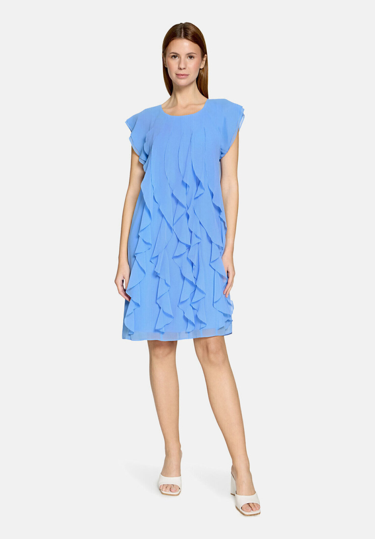 Robe de cocktail à volant, VERA MONT
