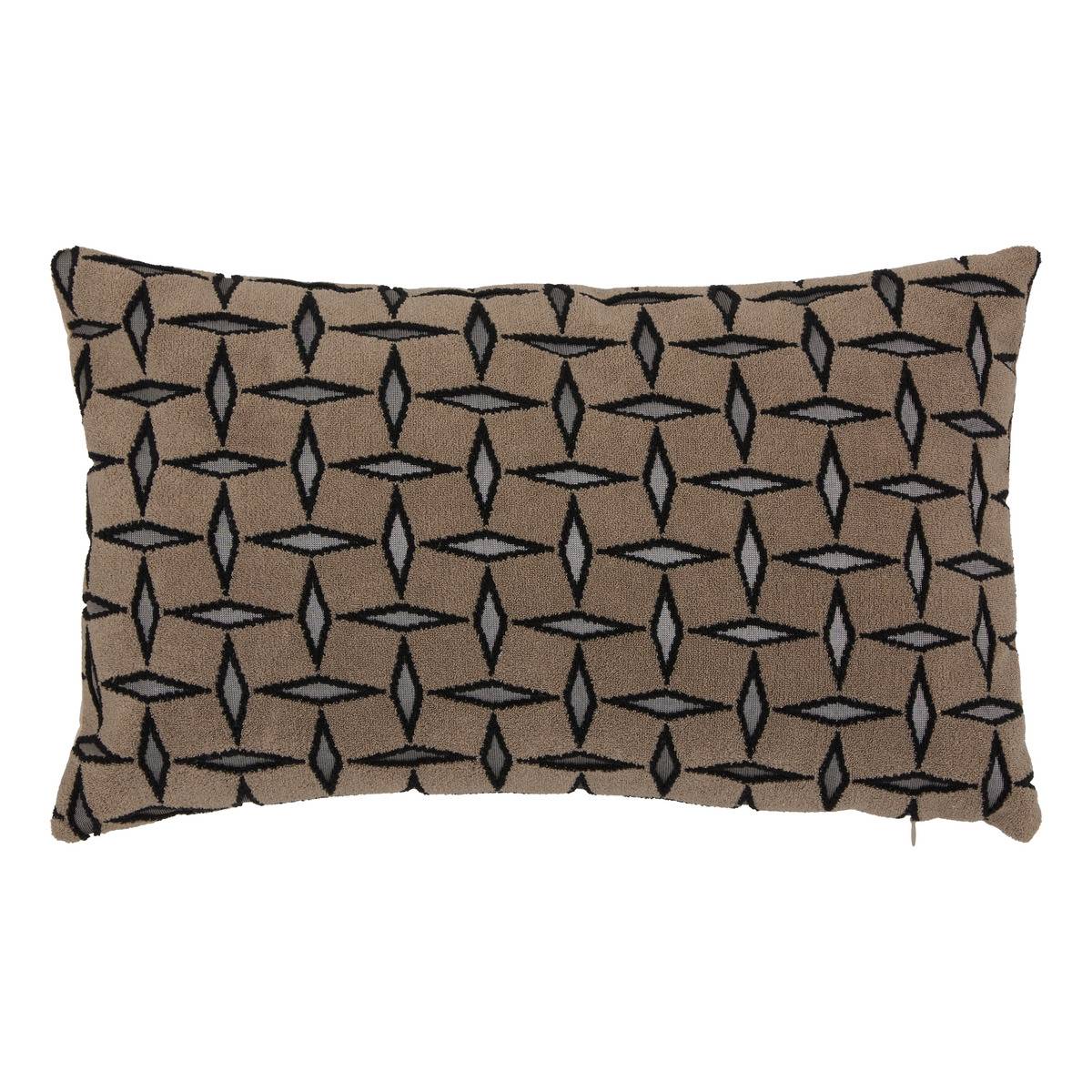 Coussin déhoussable jacquard DIAMANT, ATMOSPHERA