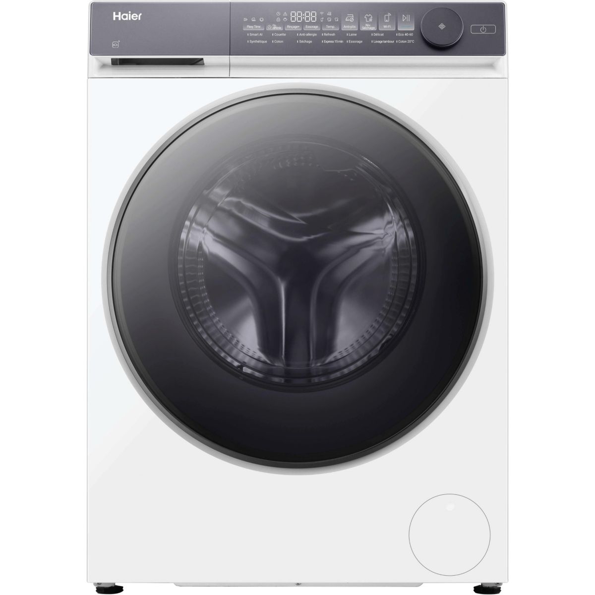 Lave linge séchant hublot HWD100-B14367UFR - 10/6 kg - 1400 tr/min - Classe D - Moteur Direct Motion - Connecté, HAIER