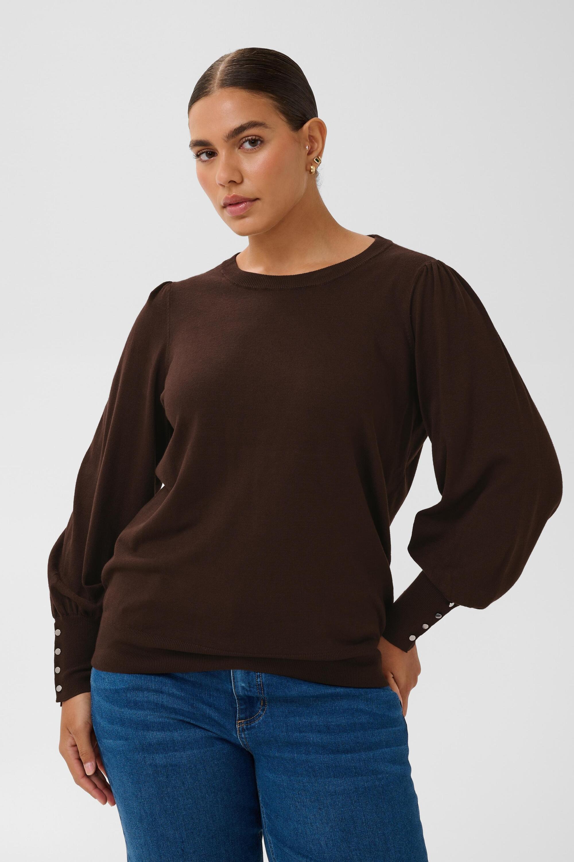 Pullover tricoté, KAFFE CURVE