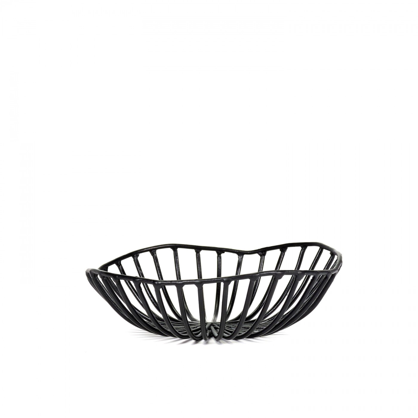 Corbeille à Pain CATU Noir Small Diam 15 x H 5 cm, SERAX