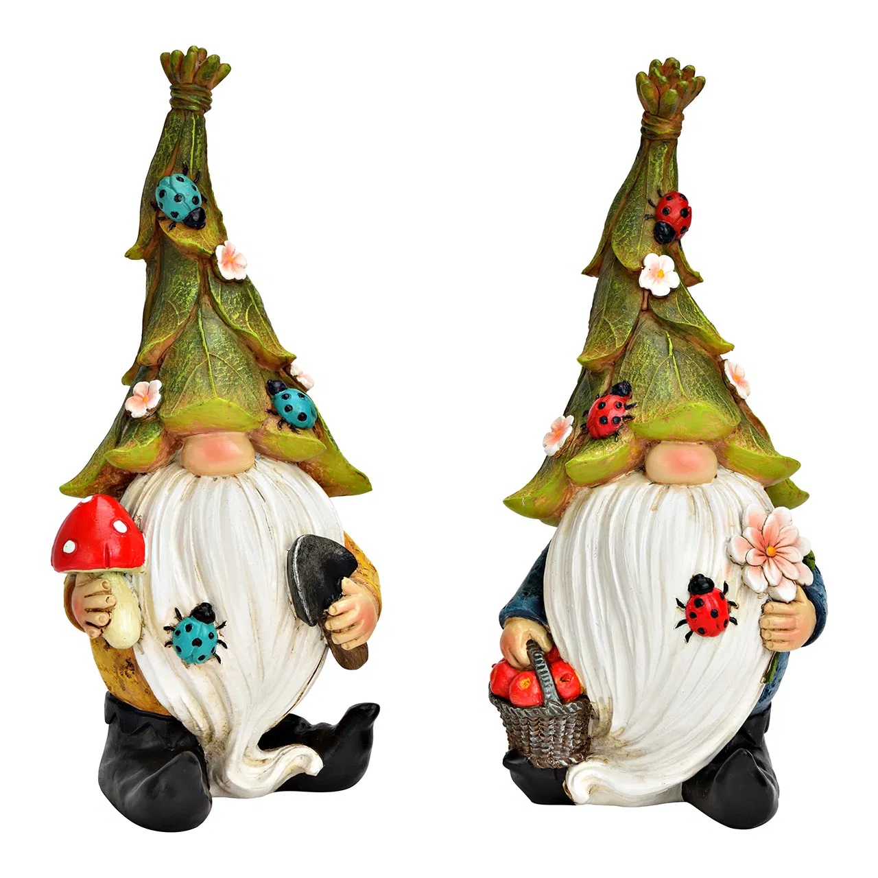 Lot de 2 décorations lutins de jardin, EDEN