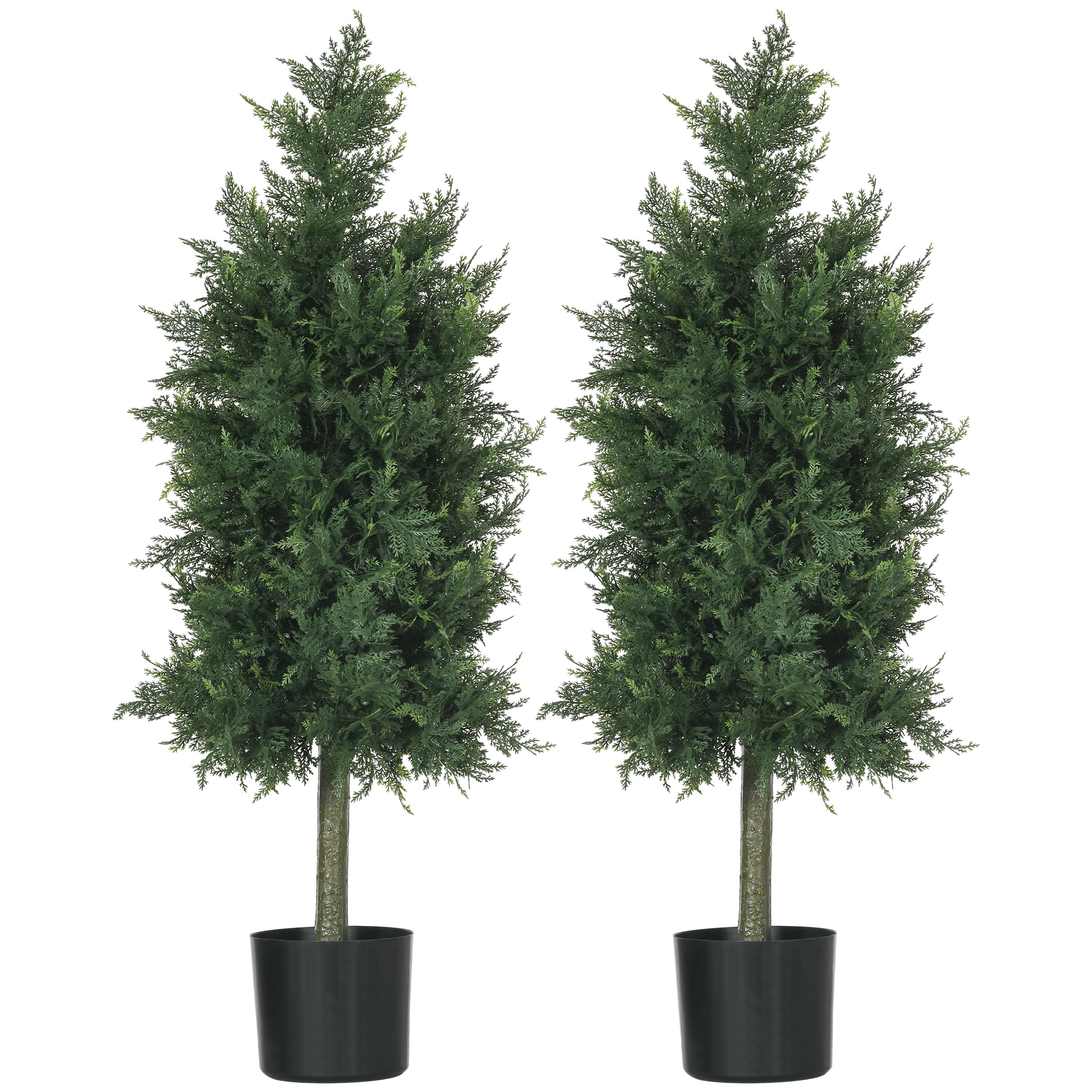 Plantes artificielles PE Vert, HOMCOM