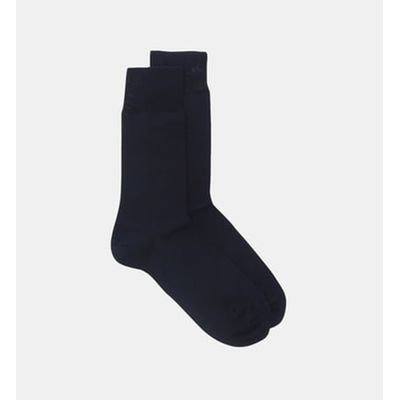 Lot de 2 paires de chaussettes hautes en coton Galeries Lafayette