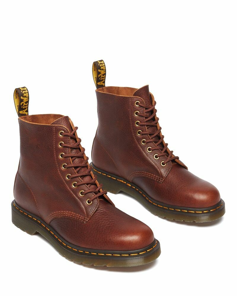 1460 pascal ankle boots in ambassador leather brown Dr. Martens La Redoute