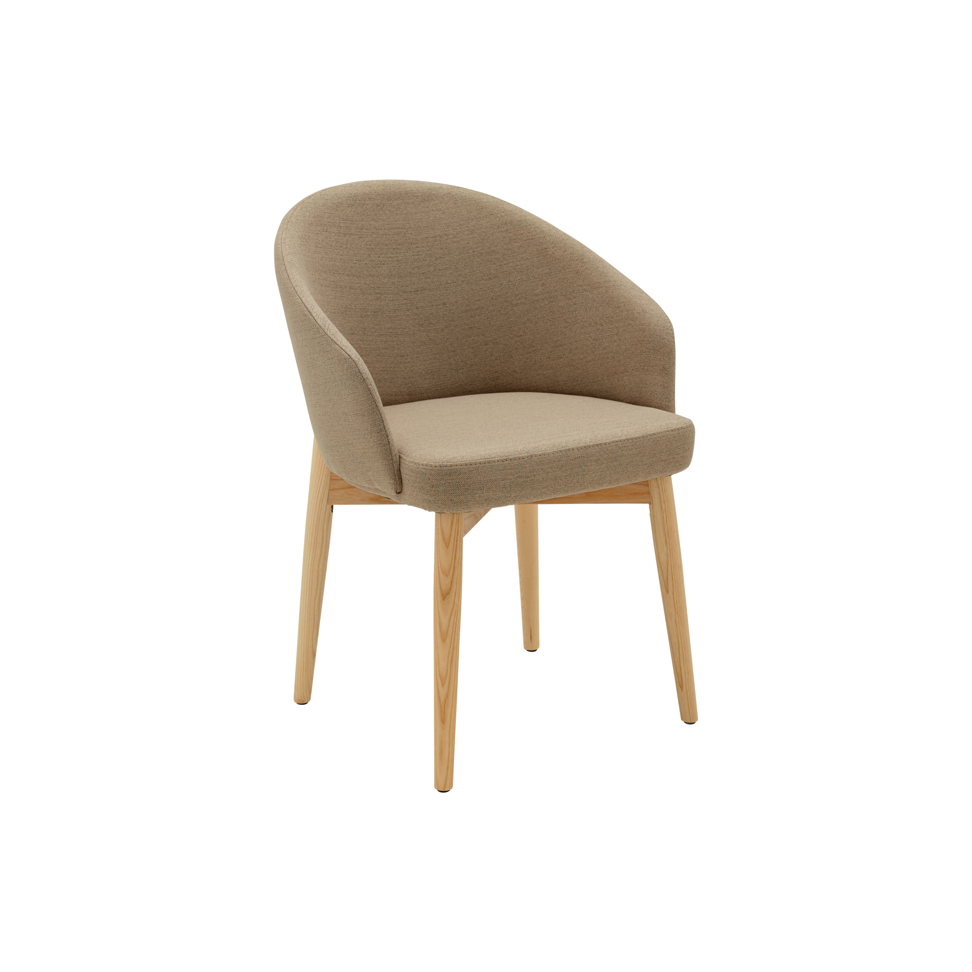 Chaise avec accoudoirs pieds bois - MAUD, CAMIF