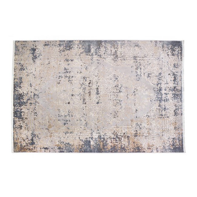 Faded Distressed Traditional Antique Style Rug, grey, SO'HOME