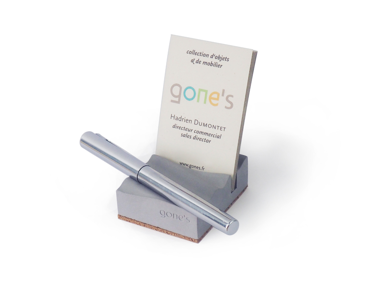 Porte-cartes de visites béton - ONDE, GONE'S