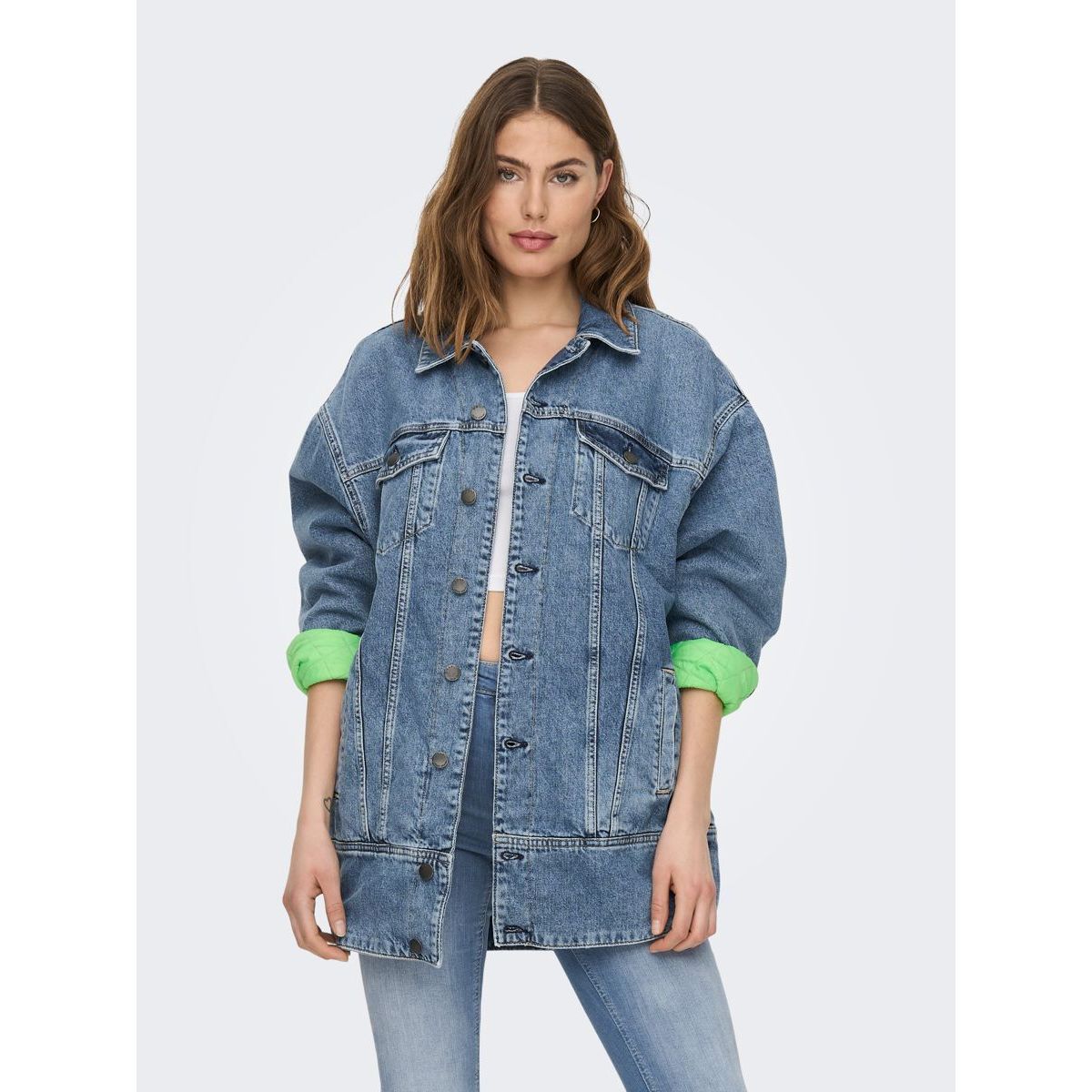 Longue veste en hotsell jean