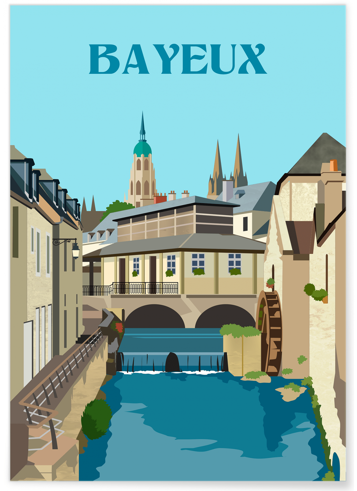 Affiche ville Bayeux, L'AFFICHERIE