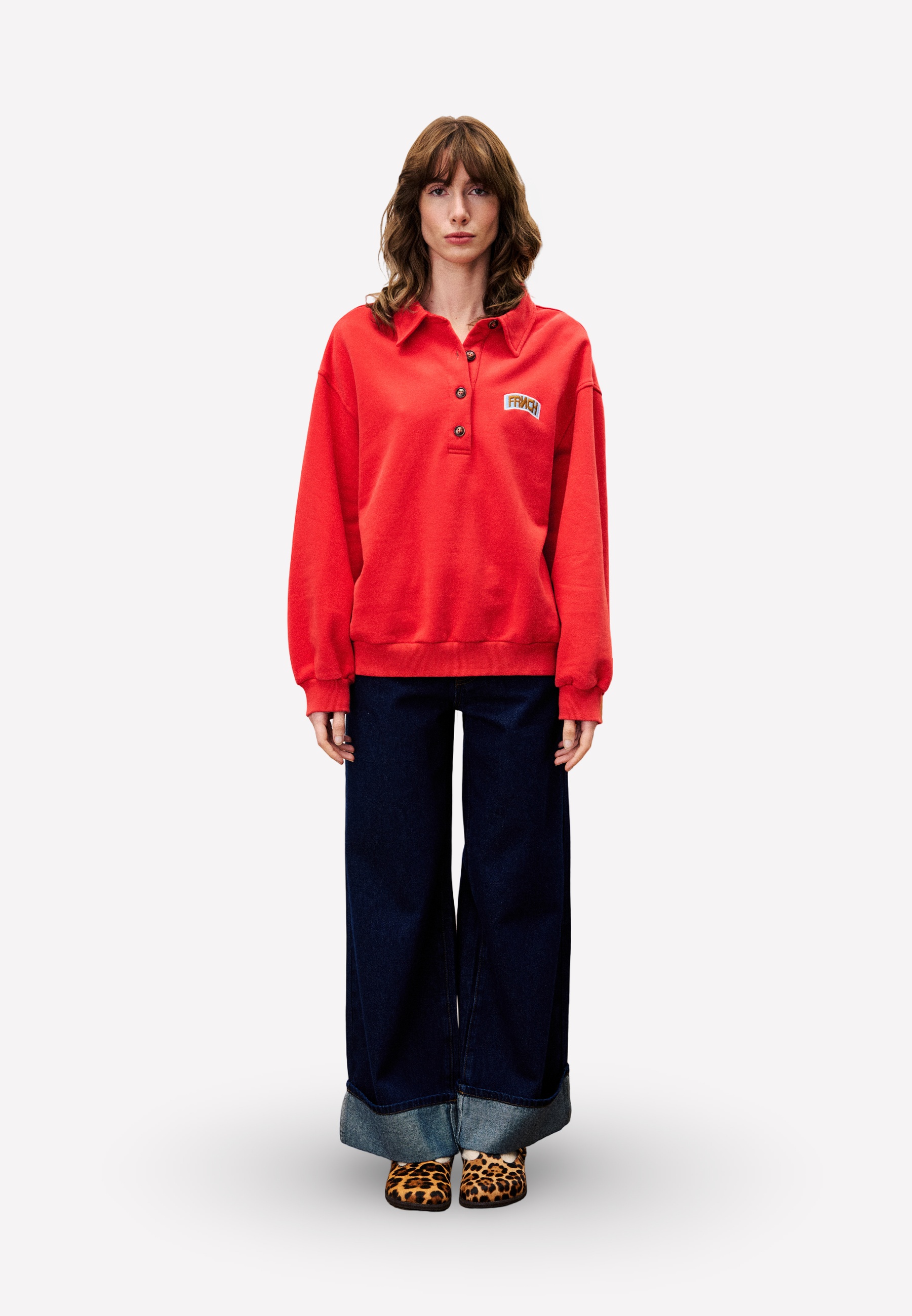 Sweatshirt  en coton TULIPE, FRNCH