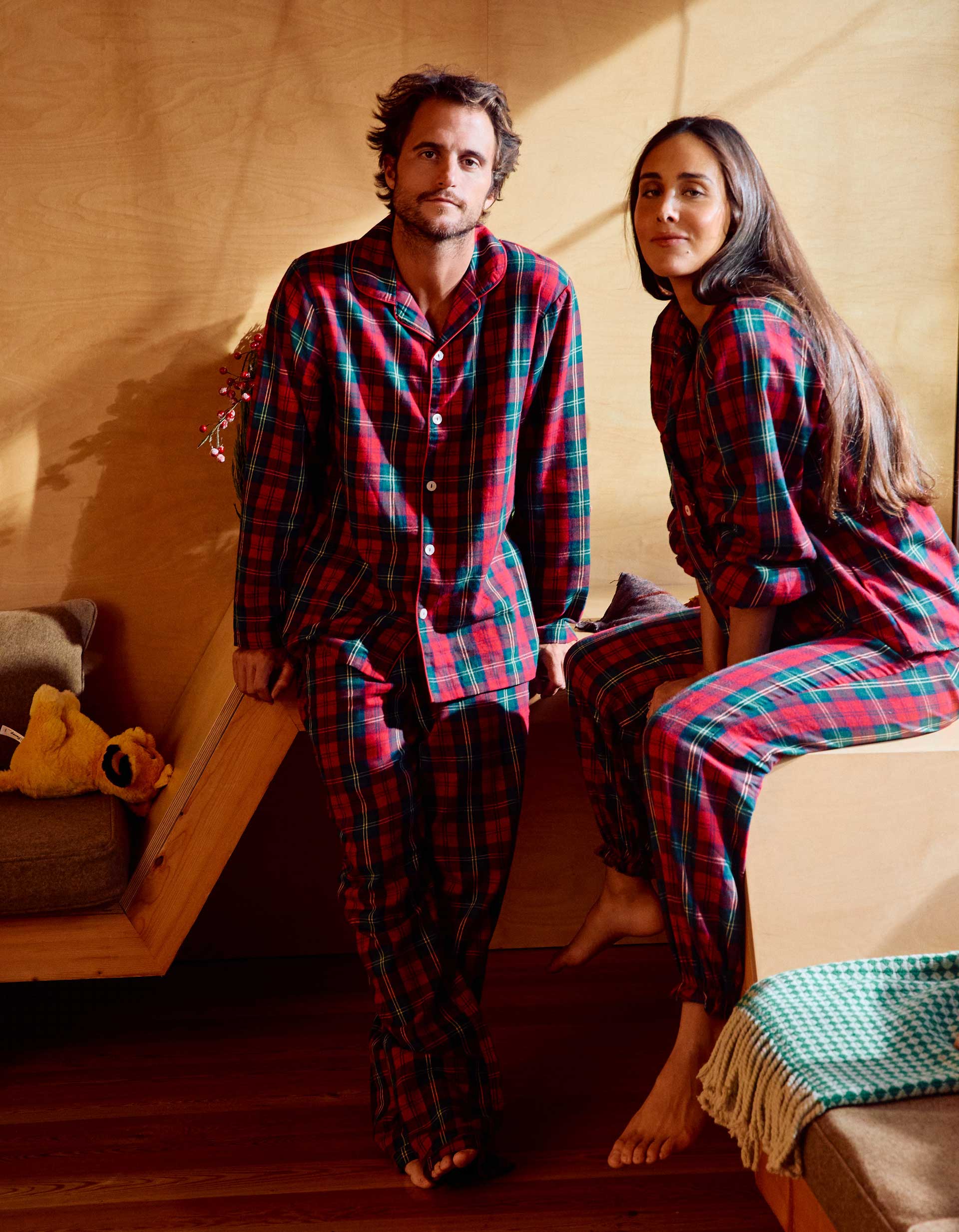 Pyjama en flanelle à carreaux You&Me, ZIPPY