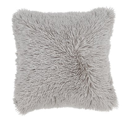 Cuddly Silver Grey Filled Cushion 45x45cm CATHERINE LANSFIELD