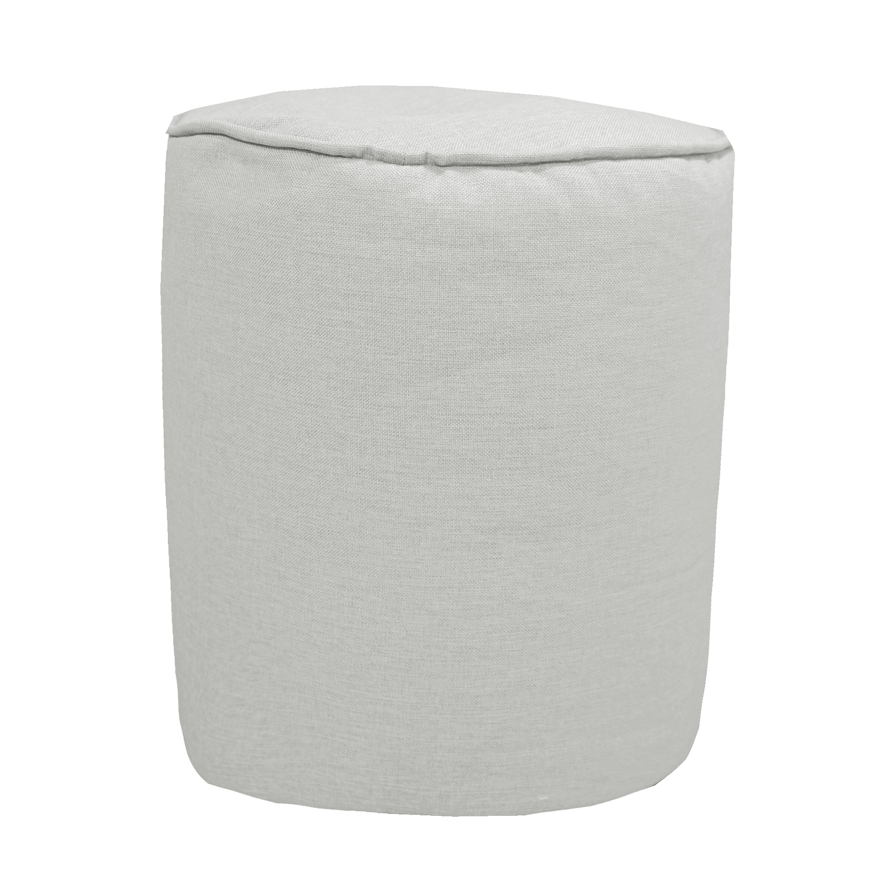 Pouf repose pieds en lin, déhoussable, MX HOME