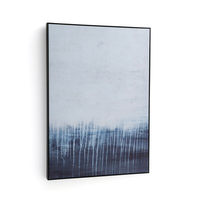 Toile en lin imprimée 70x100 cm, Azul LA REDOUTE INTERIEURS